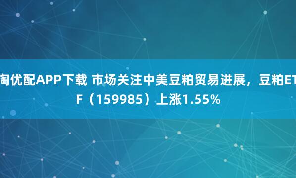 淘优配APP下载 市场关注中美豆粕贸易进展，豆粕ETF（159985）上涨1.55%